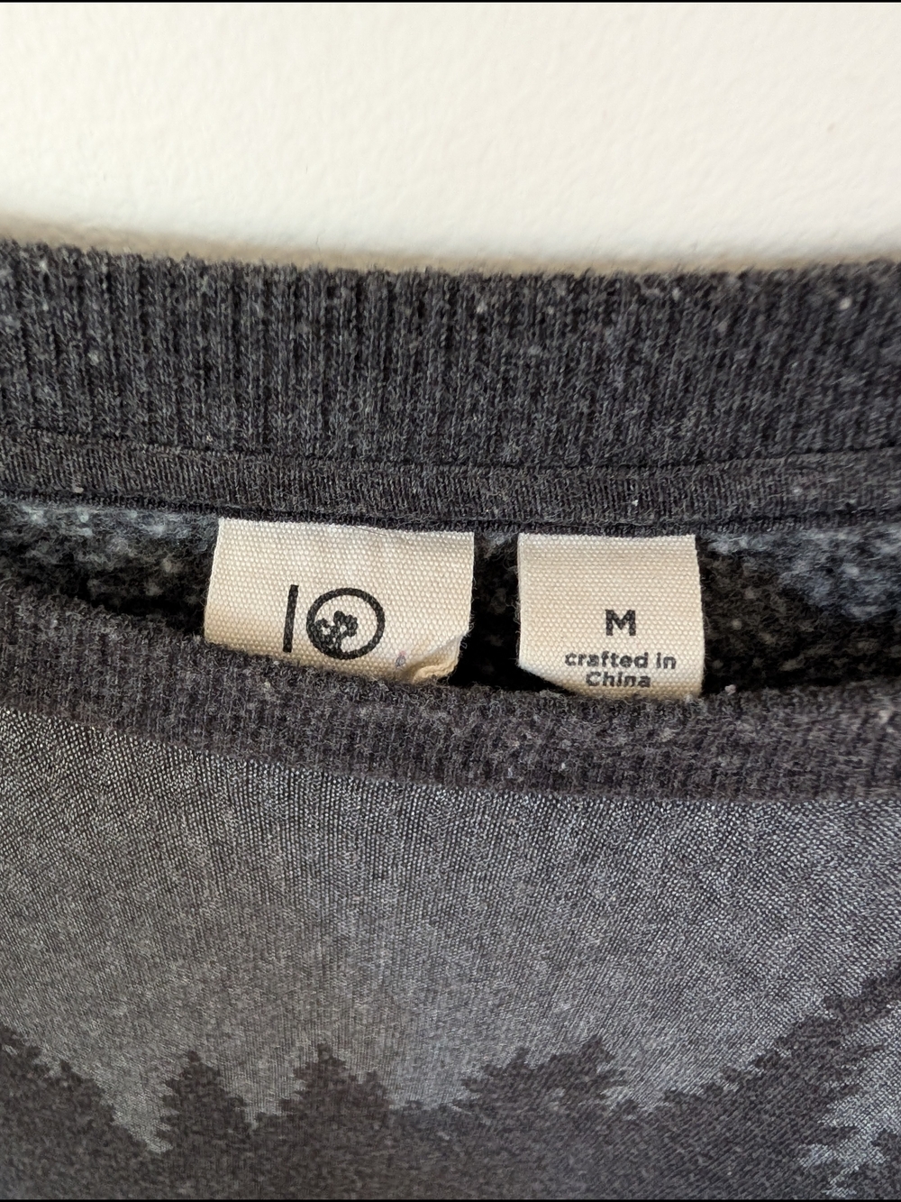 Ten Tree - Men's Crewneck Sweater - Charcoal Gray - Size M - Picture 2 of 11